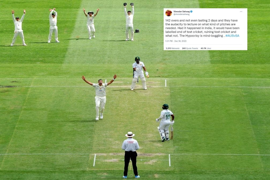 Sehwag slams Gabba pitch after 1st test ends in under 2 days