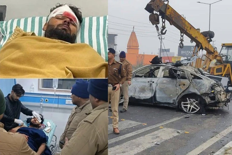 Rishabh Pant suffers horrific car crash near Roorkee